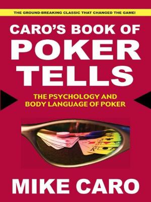 Book cover of Caro's Book of Poker Tells