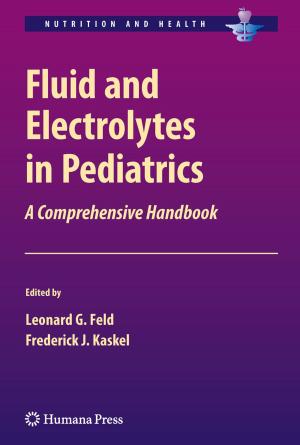 Cover of the book Fluid and Electrolytes in Pediatrics by Pasquale Accardo