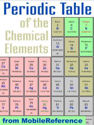 Book cover of FREE Periodic Table of the Chemical Elements (Mendeleev's Table)