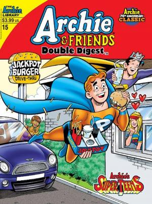 Cover of the book Archie & Friends Double Digest #15 by SCRIPT: Michael Uslan ART: Norm Breyfogle, Andrew Pepoy, Janice Chiang, Joe Rubinstein, Jack Morelli