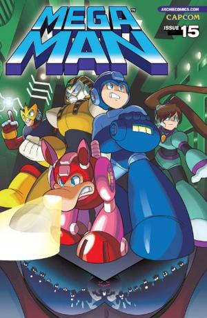 Cover of the book Mega Man #15 by Mark Wheatley, Rick Burchett, Steve Haynie