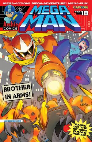 Book cover of Mega Man #18