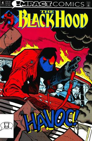 Cover of the book The Black Hood: Impact #4 by Tom DeFalco, Dan Parent, Fernando Ruiz, Pat Kennedy, Tim Kennedy