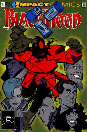Cover of the book The Black Hood: Impact #10 by J.M. DeMatteis, Dean Haspiel, John Workman, Allen Passalaqua
