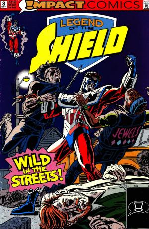 Cover of the book The Legend of The Shield: Impact #3 by Writer, Waid, Mark; Writer, Haspiel, Dean; Artist, Haspiel, Dean; Artist, Passalaqua, Allen; Artist, Downer, Steve; Artist, Mike Cavallaro, Mike; Artist, Austin, Terry