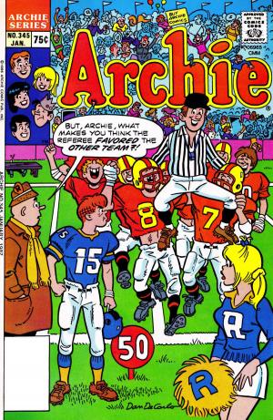 Cover of the book Archie #345 by Ian Flynn, T. Rex, Jack Morelli, Tyson Hesse Jim Amash, Matt Herms