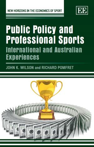 Cover of the book Public Policy and Professional Sports by Gilles Cuniberti