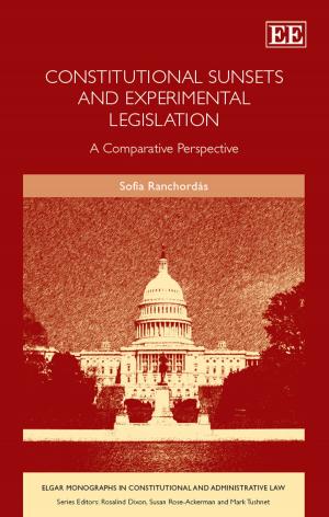 Cover of the book Constitutional Sunsets and Experimental Legislation by Shelton, D.L.