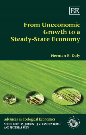 Cover of the book From Uneconomic Growth to a Steady-State Economy by Åke E. Andersson, David Emanuel Andersson
