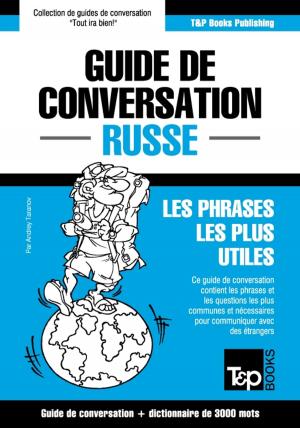 Cover of the book Guide de conversation Français-Russe et vocabulaire thématique de 3000 mots by Elena Minakova-Boblest