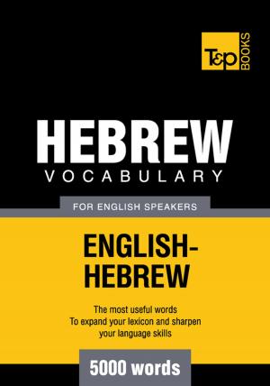 Cover of Hebrew vocabulary for English speakers - 5000 words