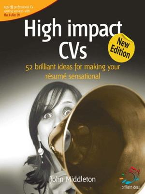 Cover of the book High impact CVs by Infinite Ideas, Dr Sabina Dosani