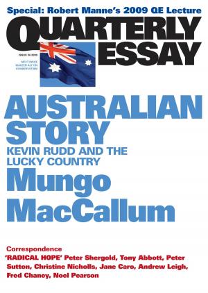 Cover of the book Quarterly Essay 36 Australian Story by David Marr