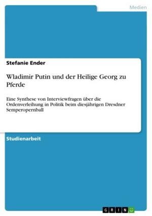 Book cover of Wladimir Putin und der Heilige Georg zu Pferde
