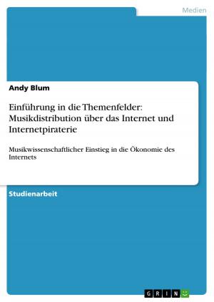 Cover of the book Einführung in die Themenfelder: Musikdistribution über das Internet und Internetpiraterie by Vera Mamerow