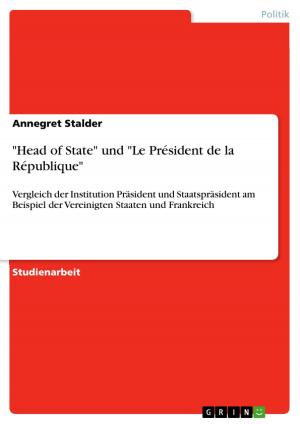 Cover of the book 'Head of State' und 'Le Président de la République' by Ishan Hegele