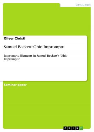 Cover of the book Samuel Beckett: Ohio Impromptu by Markus Holotta