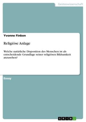 Cover of the book Religiöse Anlage by Katharina Kurzmann
