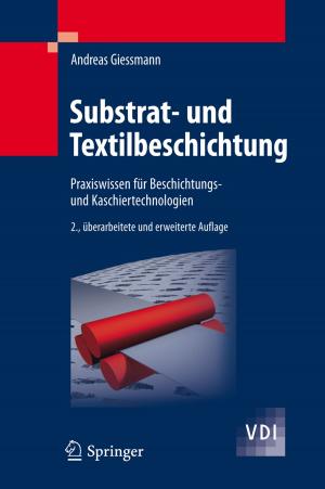 Cover of the book Substrat- und Textilbeschichtung by Oswaldo Luiz do Valle Costa, Marcelo D. Fragoso, Marcos G. Todorov