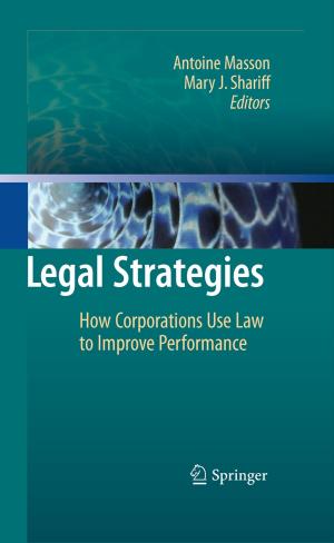 Cover of the book Legal Strategies by Hidetoshi Marubayashi, Fred Van Oystaeyen