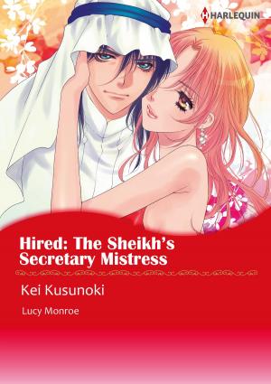 Book cover of HIRED: THE SHEIKH'S SECRETARY MISTRESS (Harlequin Comics)