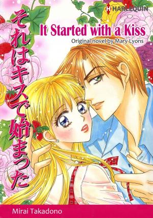 Book cover of IT STARTED WITH A KISS (Harlequin Comics)