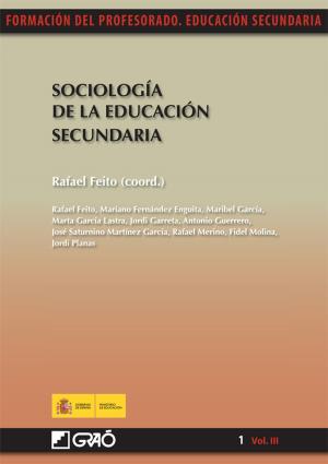 Book cover of Sociología de la educación secundaria