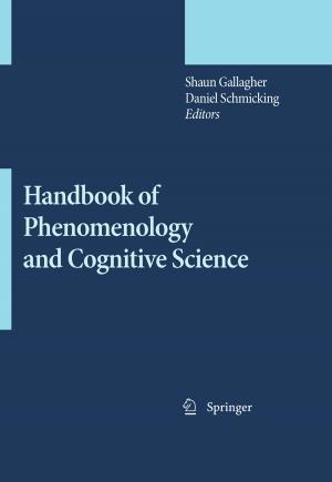 Cover of Handbook of Phenomenology and Cognitive Science