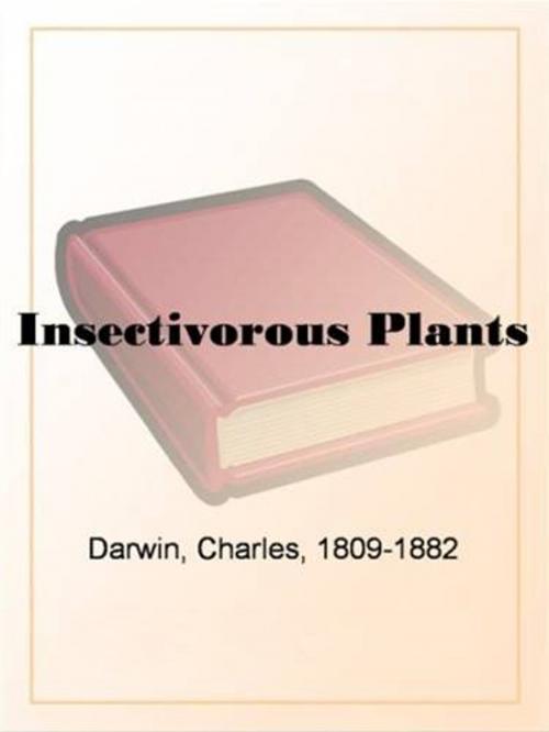 Cover of the book Insectivorous Plants by Charles Darwin, Gutenberg