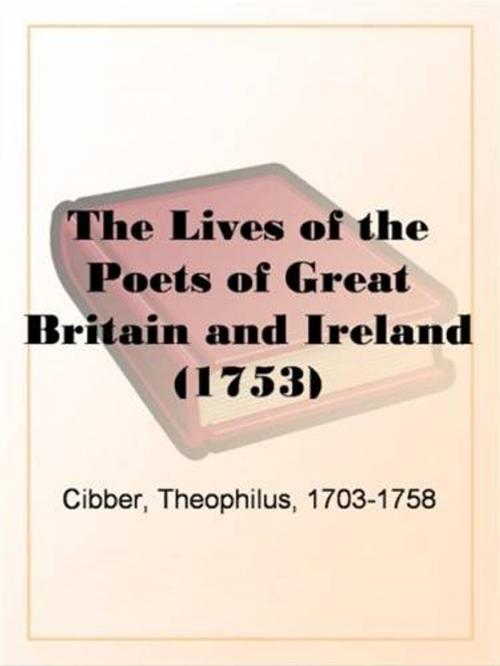 Cover of the book The Lives Of The Poets Of Great Britain And Ireland (1753) by Theophilus Cibber, Gutenberg