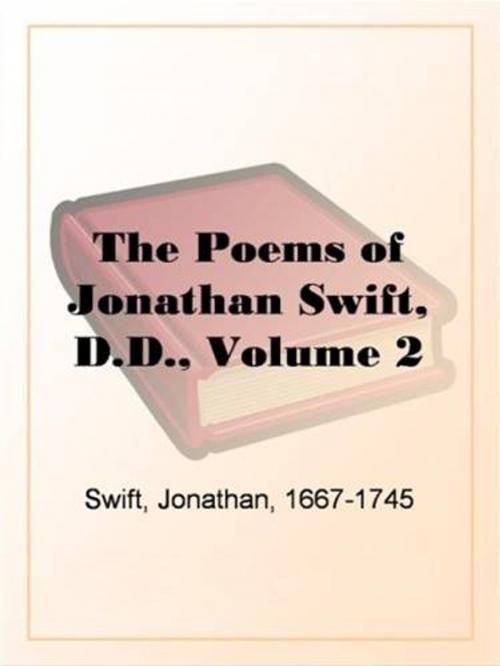 Cover of the book Poems (Volume II.) by Jonathan Swift, Gutenberg