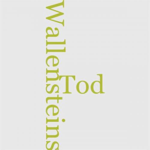 Cover of the book Wallensteins Tod by Friedrich Schiller, Gutenberg