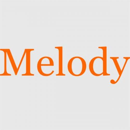 Cover of the book Melody by Laura E. Richards, Gutenberg