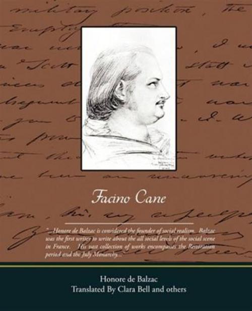 Cover of the book Facino Cane by Honore De Balzac, Gutenberg