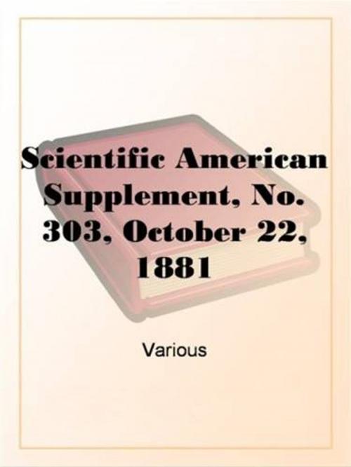 Cover of the book Scientific American Supplement, No. 303 by Various, Gutenberg