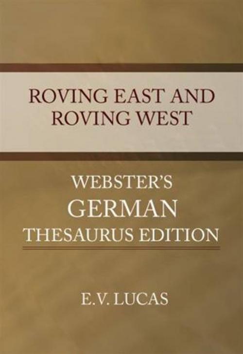 Cover of the book Roving East And Roving West by E.V. Lucas, Gutenberg