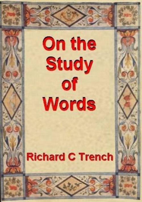 Cover of the book On The Study Of Words by Richard C Trench, Gutenberg