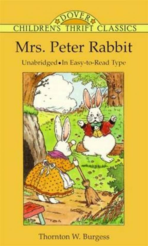 Cover of the book Mrs. Peter Rabbit by Thornton W. Burgess, Gutenberg