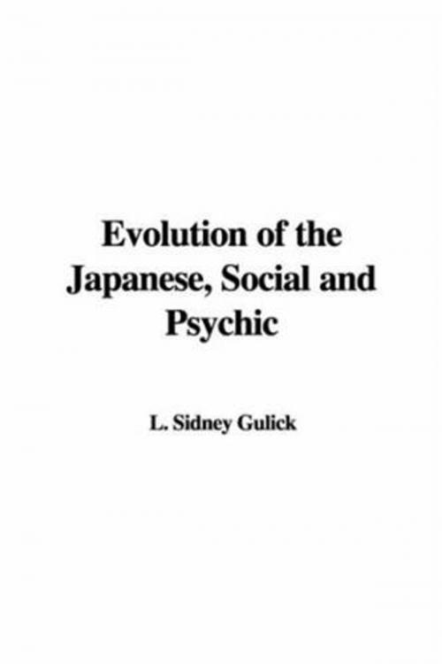 Cover of the book Evolution Of The Japanese, Social And Psychic by Sidney L. Gulick, Gutenberg