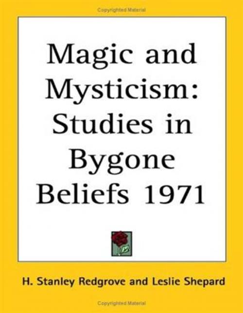 Cover of the book Bygone Beliefs by H. Stanley Redgrove, Gutenberg