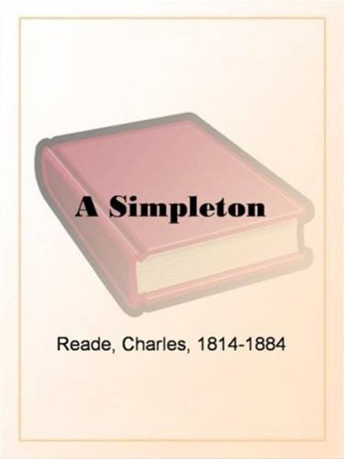Cover of the book A Simpleton by Charles Reade, Gutenberg