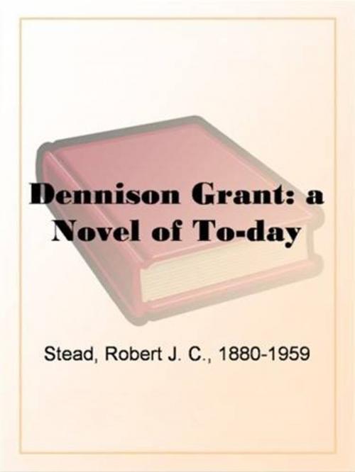 Cover of the book Dennison Grant by Robert Stead, Gutenberg