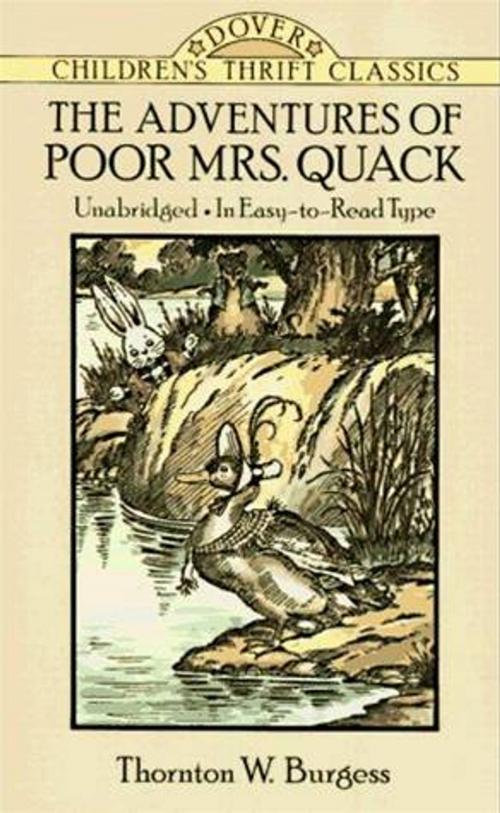 Cover of the book The Adventures Of Poor Mrs. Quack by Thornton W. Burgess, Gutenberg