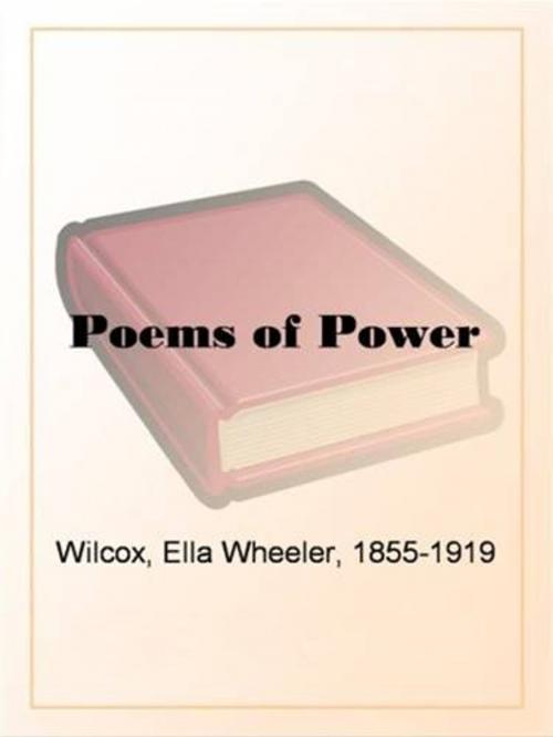 Cover of the book Poems Of Power by Ella Wheeler Wilcox, Gutenberg