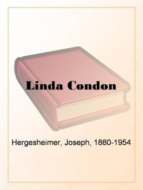 Cover of the book Linda Condon by Joseph Hergesheimer, Gutenberg