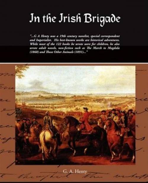 Cover of the book In The Irish Brigade by G. A. Henty, Gutenberg