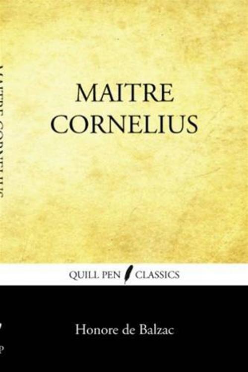 Cover of the book Maitre Cornelius by Honore De Balzac, Gutenberg
