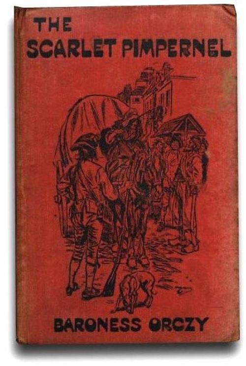 Cover of the book The Scarlet Pimpernel by Baroness Orczy, Gutenberg