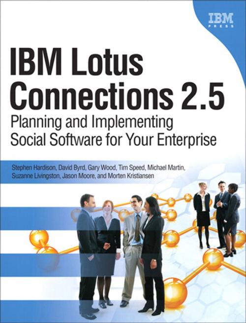 Cover of the book IBM Lotus Connections 2.5 by Stephen Hardison, David M. Byrd, Gary Wood, Tim Speed, Michael Martin, Suzanne Livingston, Jason Moore, Morten Kristiansen, Pearson Education