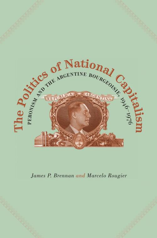 Cover of the book The Politics of National Capitalism by James P. Brennan, Marcelo Rougier, Penn State University Press